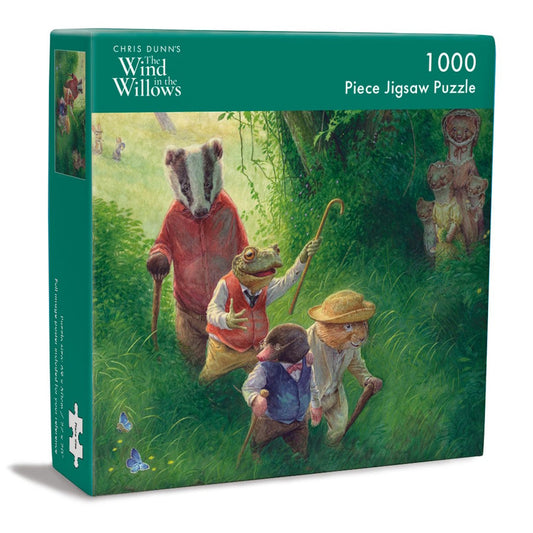 Wind in the Willows 1000 Piece Jigsaw Puzzle - Summer Evening Walk