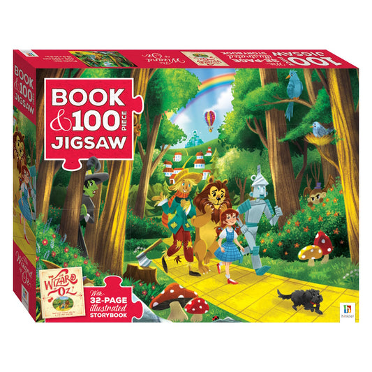 The Wizard of Oz 100 Piece Puzzle & Story Book