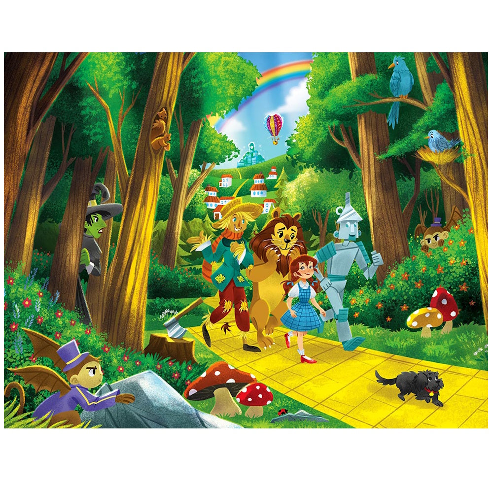 The Wizard of Oz 100 Piece Puzzle & Story Book