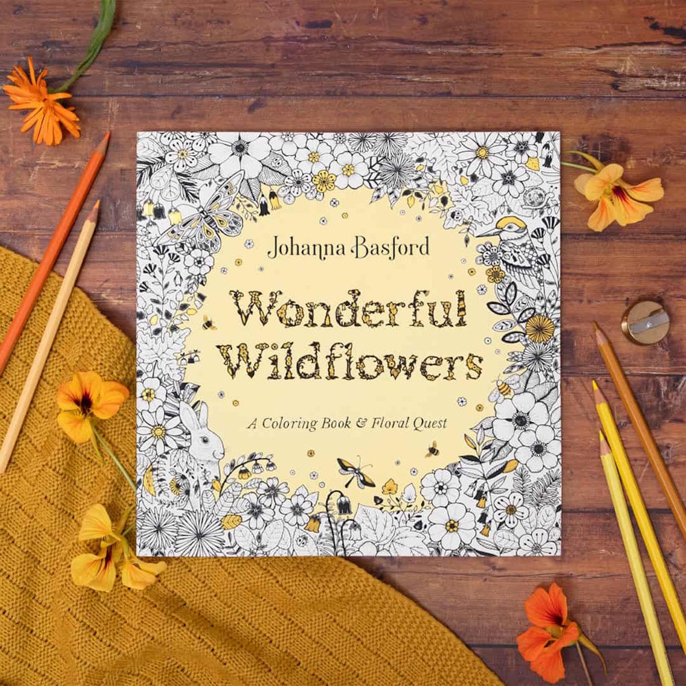 Wonderful Wildlowers: A Colouring Book & Floral Quest