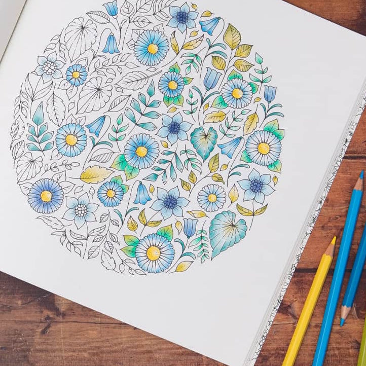 Wonderful Wildlowers: A Colouring Book & Floral Quest