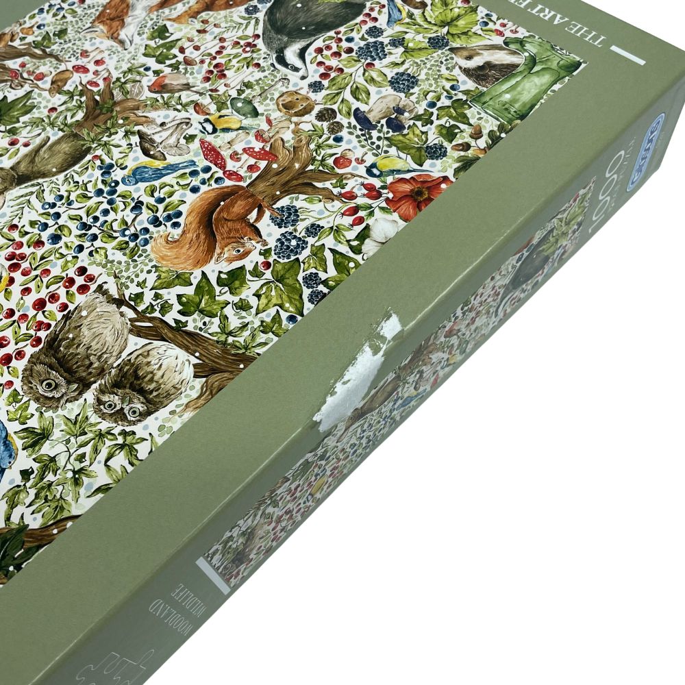 Gibsons The Art File 1000 Piece Puzzle - Woodland Wildlife (Damaged Box)