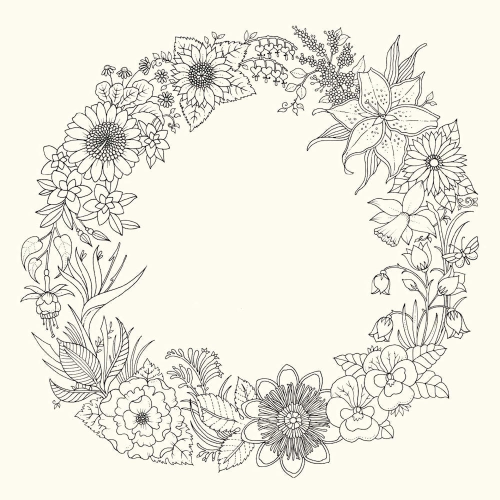 World of Flowers: A Colouring Book & Floral Adventure
