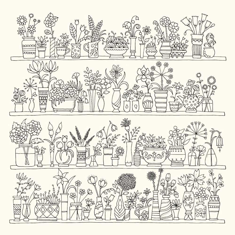 World of Flowers: A Colouring Book & Floral Adventure