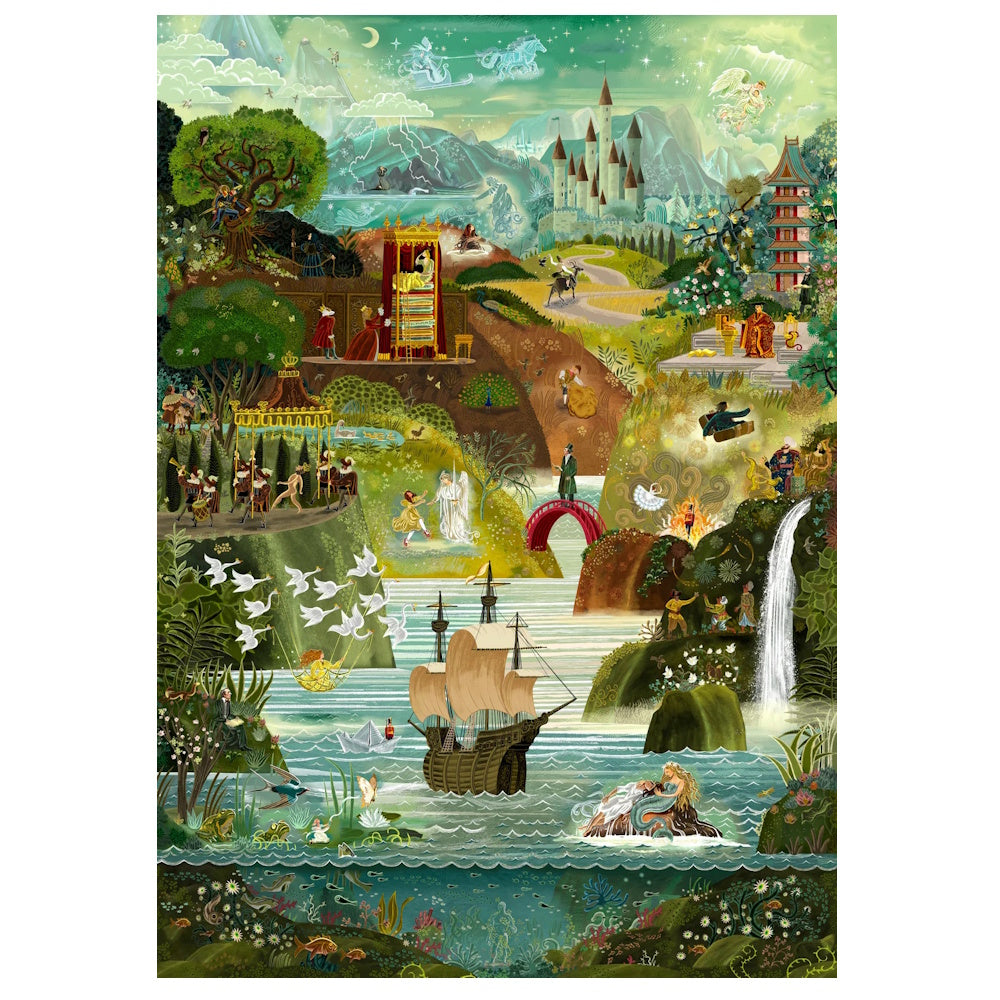The World of Hans Christian Andersen's Fairy Tales 1000 Piece Puzzle