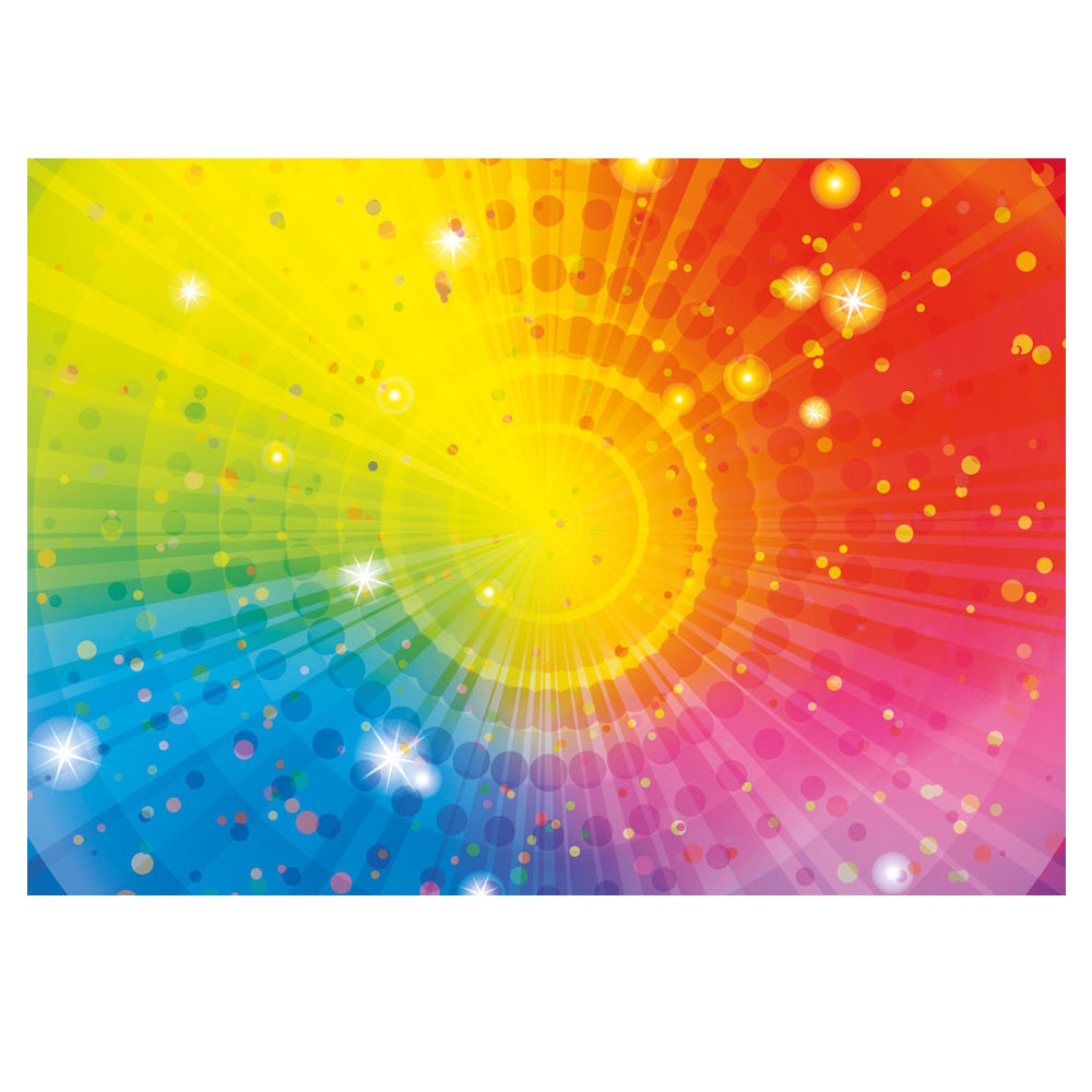 Yazz 1000 Piece Puzzle - Abstract Rainbow