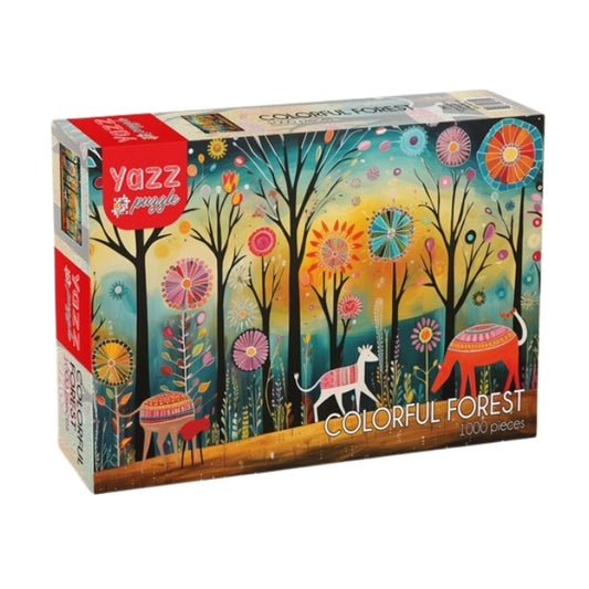 Yazz 1000 Piece Puzzle - Colourful Forest