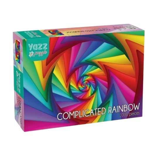 Yazz 1000 Piece Puzzle - Complicated Rainbow