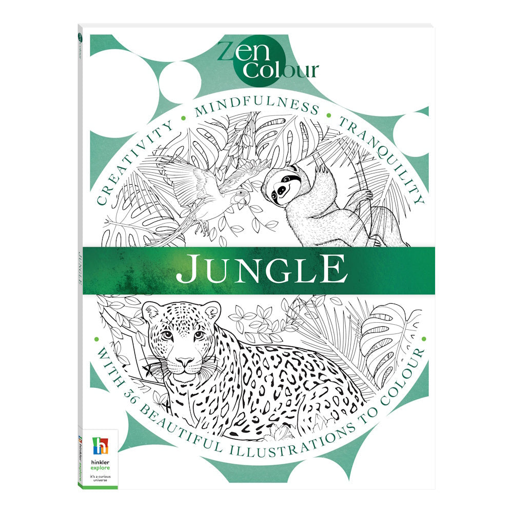 Zen Colouring Book - Jungle