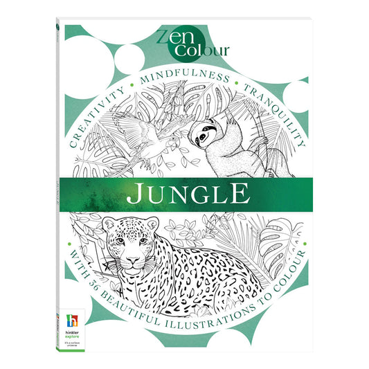 Zen Colouring Book - Jungle