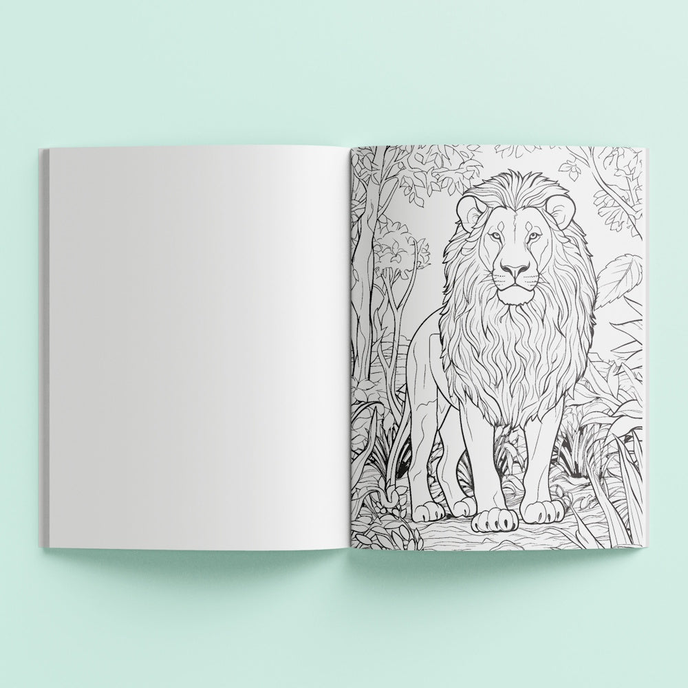 Zen Colouring Book - Jungle