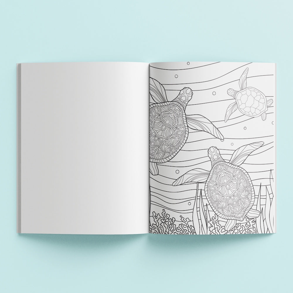Zen Colouring Book - Oceanic