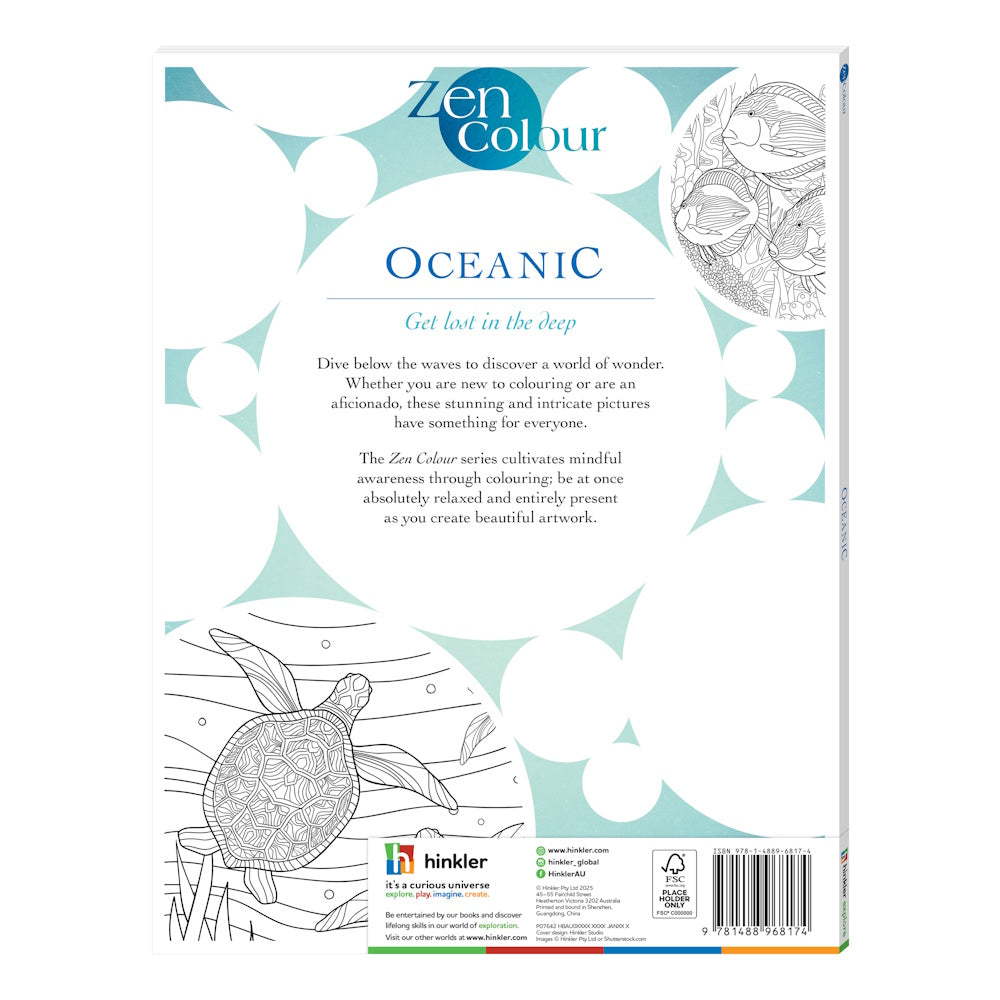 Zen Colouring Book - Oceanic