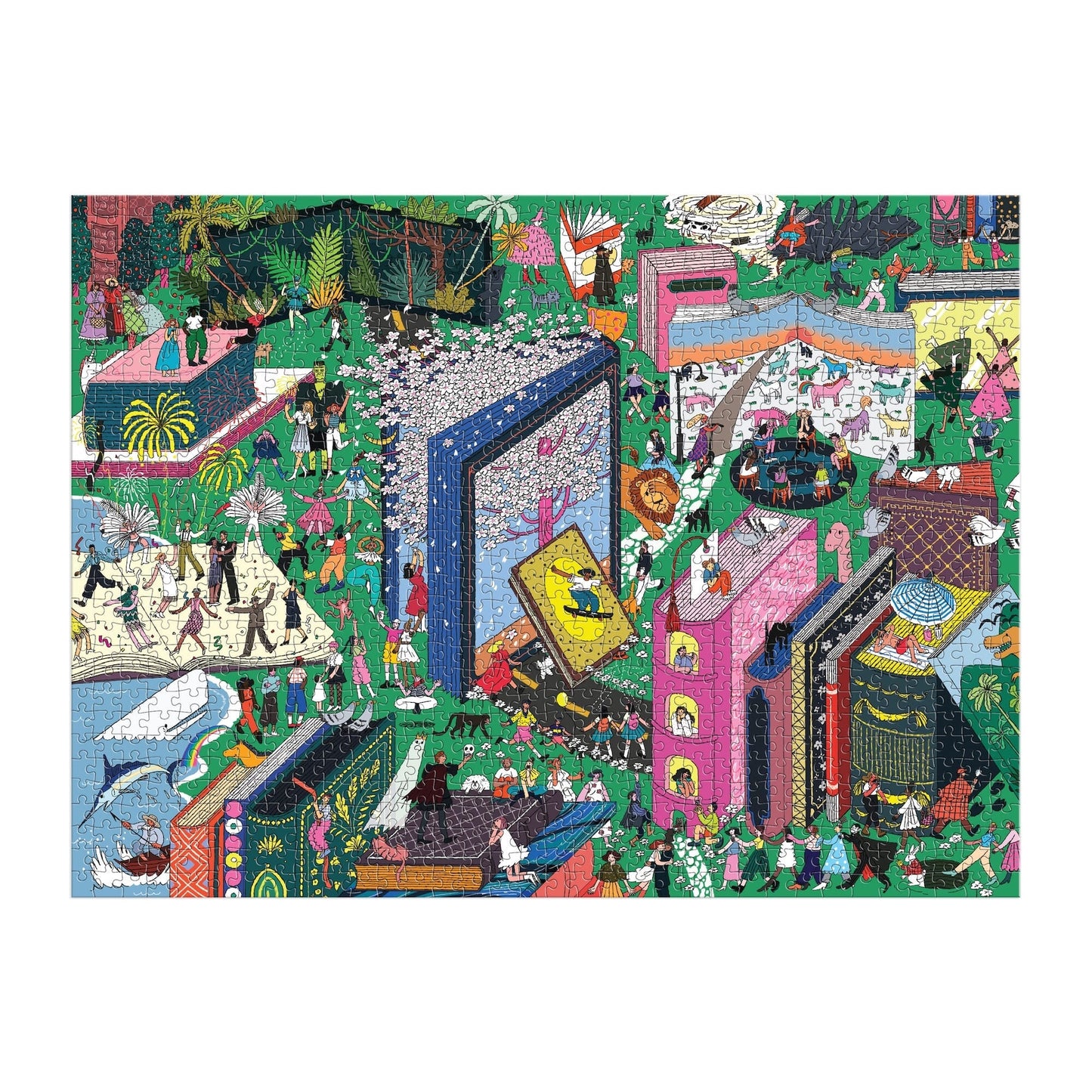 Galison 1000 Piece Jigsaw Puzzle - Book World