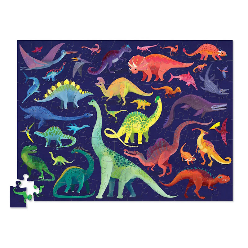 Crocodile Creek 100 Piece 36 Animals Puzzle - Dino World
