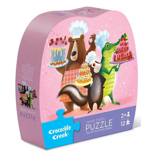 Crocodile Creek 12 Piece Mini Puzzle - Sweet Treats