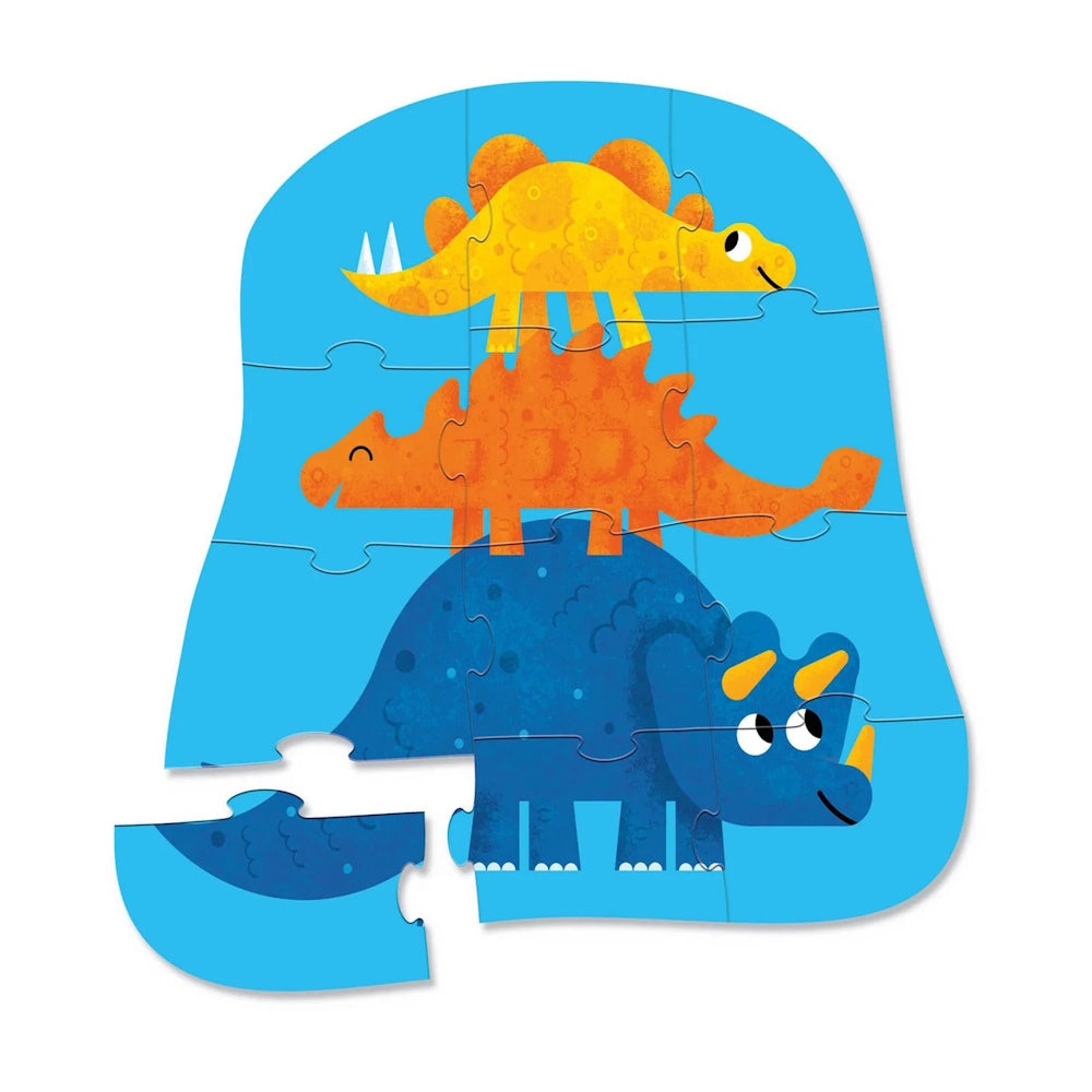 Crocodile Creek 12 Piece Mini Puzzle - Dino Friends