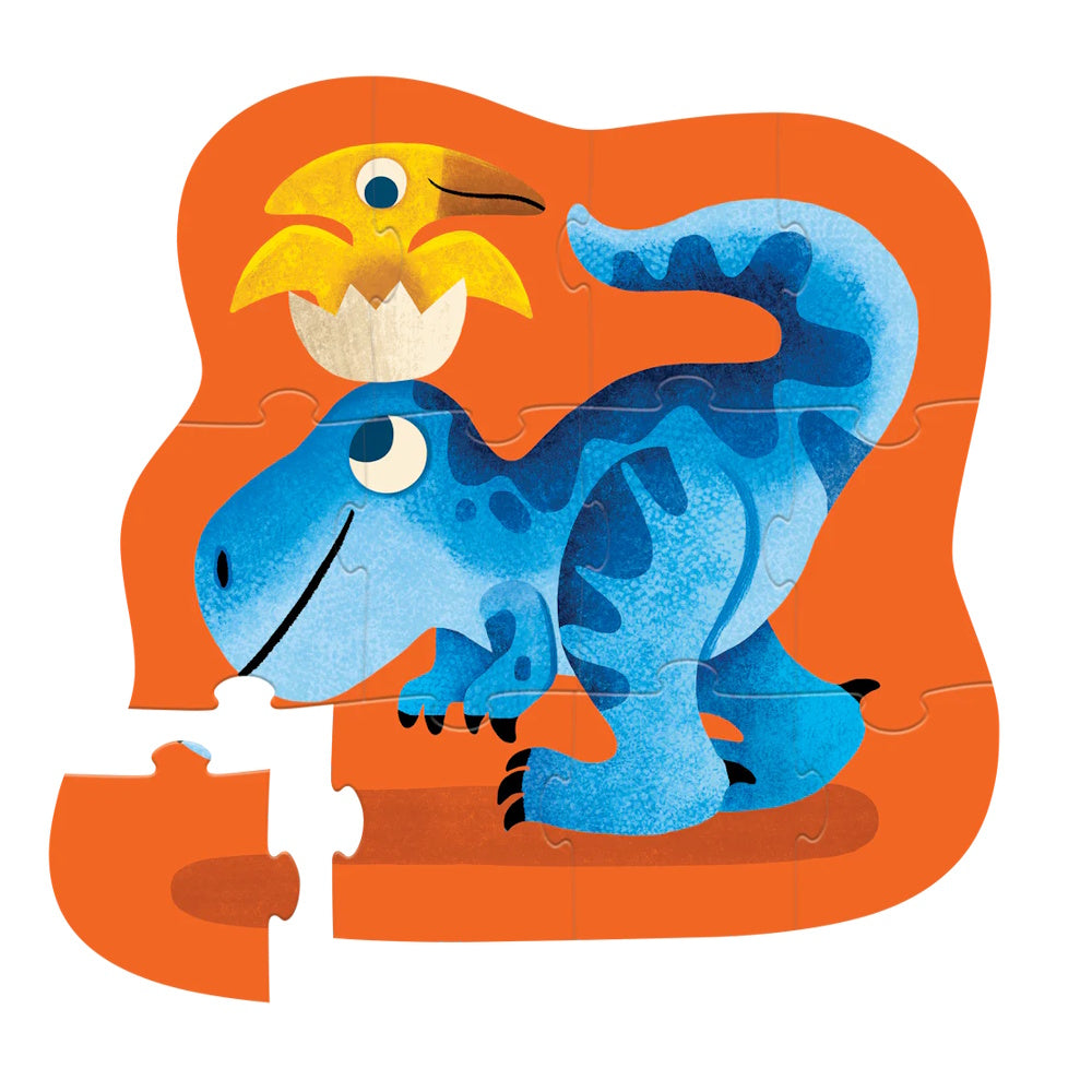 Crocodile Creek 12 Piece Mini Puzzle - Dino Friends