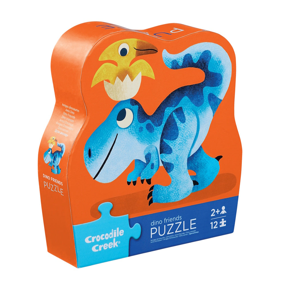 Crocodile Creek 12 Piece Mini Puzzle - Dino Friends