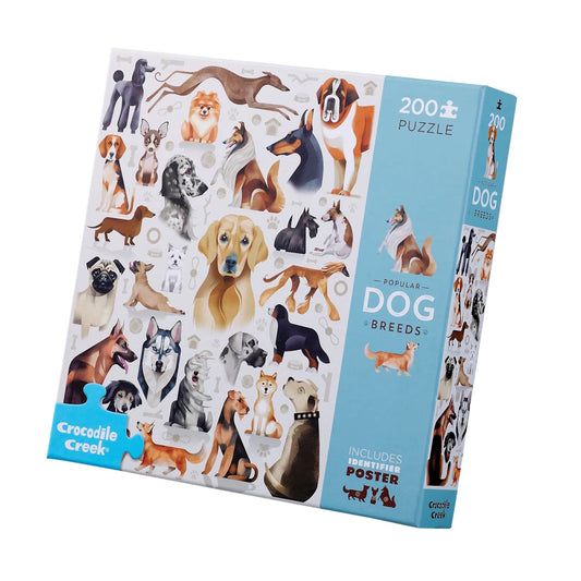 Crocodile Creek 200 Piece Puzzle - Dog Breeds
