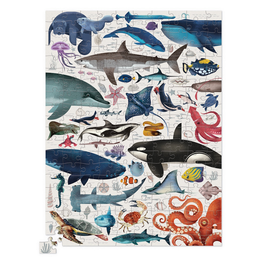 Crocodile Creek 200 Piece Puzzle - Ocean Animals