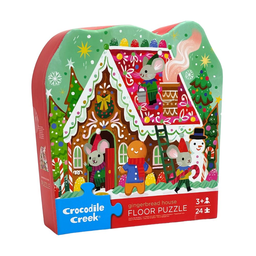 Crocodile Creek 24 Piece Puzzle - Gingerbread House