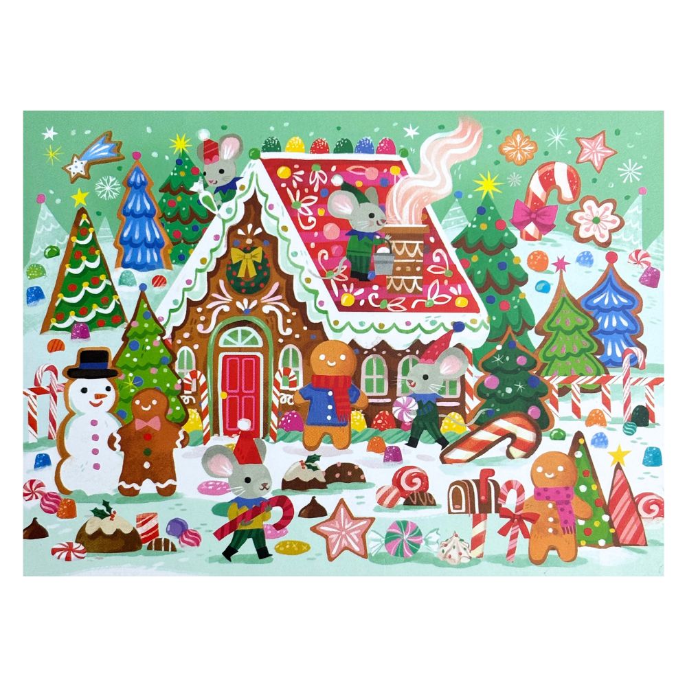Crocodile Creek 24 Piece Puzzle - Gingerbread House