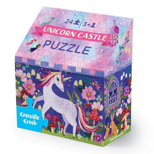 Crocodile Creek 24 Piece Puzzle - Unicorn Castle