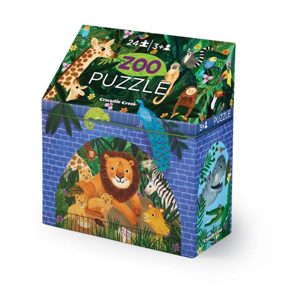 Crocodile Creek 24 Piece Puzzle - Zoo