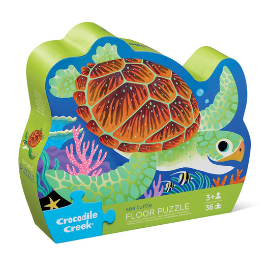 Crocodile Creek 36 Piece Floor Puzzle - Sea Turtle