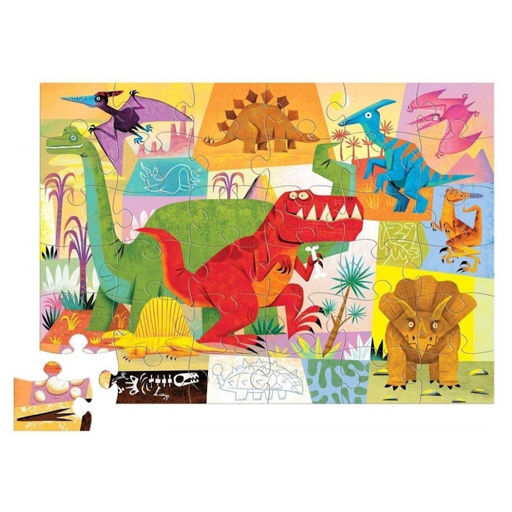 Crocodile Creek 36 Piece Floor Puzzle - Dinosaur