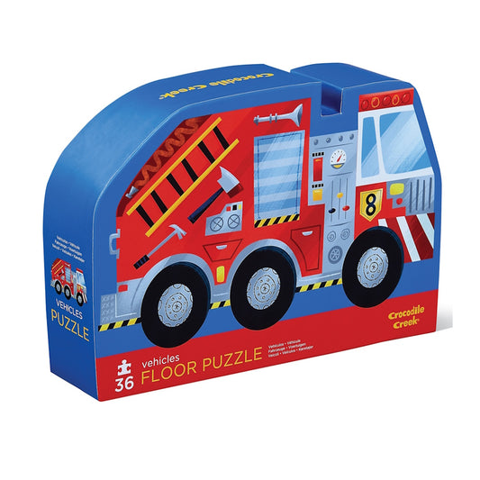 Crocodile Creek 36 Piece Floor Puzzle - Fire Truck