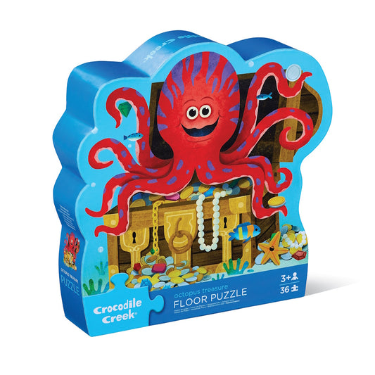 Crocodile Creek 36 Piece Floor Puzzle - Octopus Treasure
