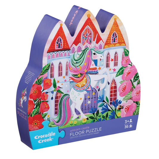Crocodile Creek 36 Piece Floor Puzzle - Unicorn Castle