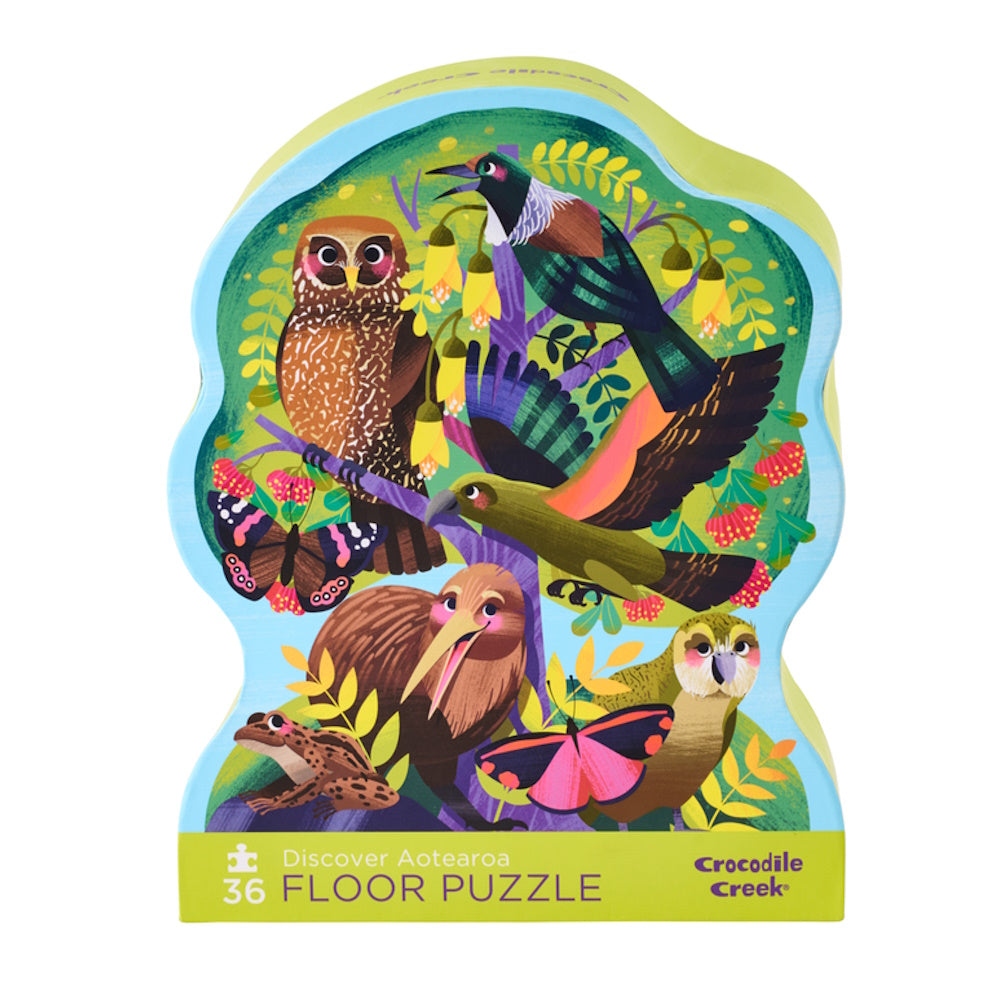 Crocodile Creek 36 Piece Floor Puzzle - Discover Aotearoa