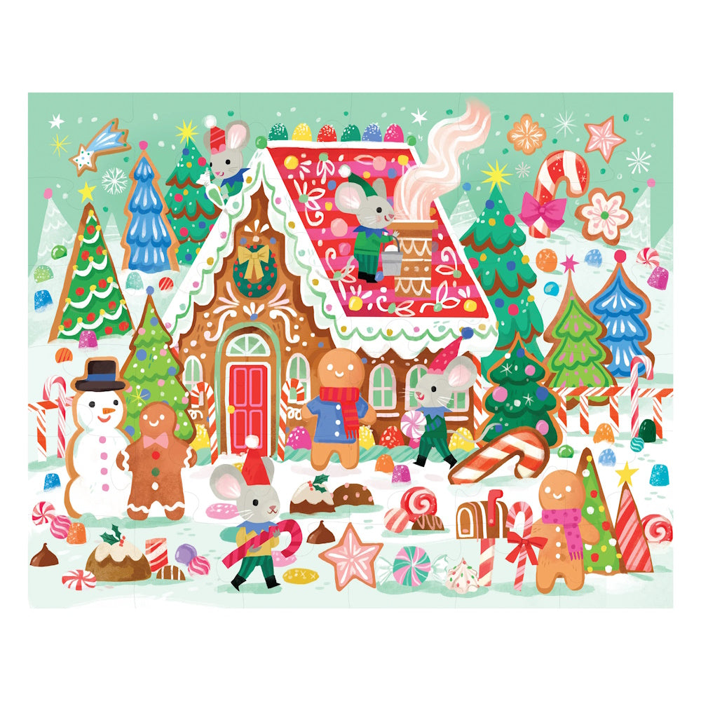 Crocodile Creek 36 Piece Floor Puzzle - Gingerbread House