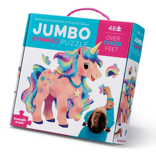 Crocodile Creek 48 Piece Jumbo Puzzle - Unicorn