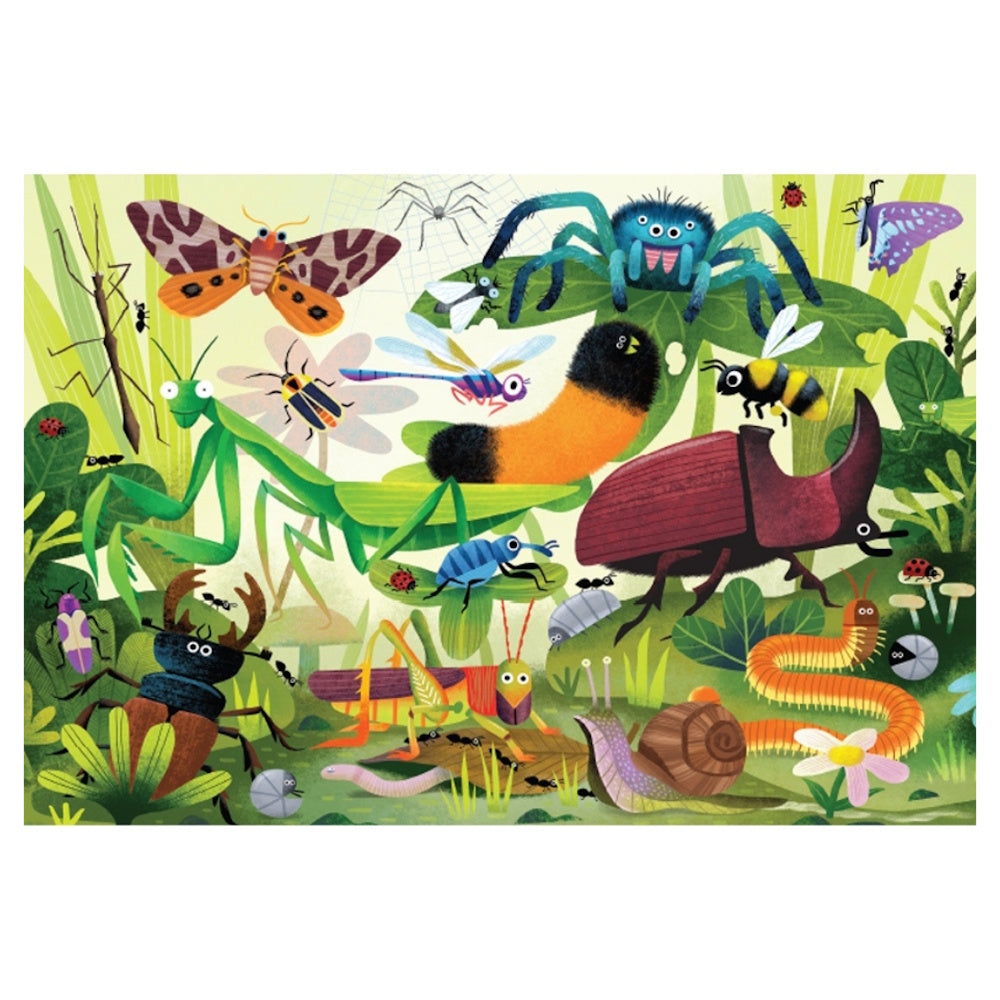 Crocodile Creek 48 Piece Puzzle - Backyard Bugs