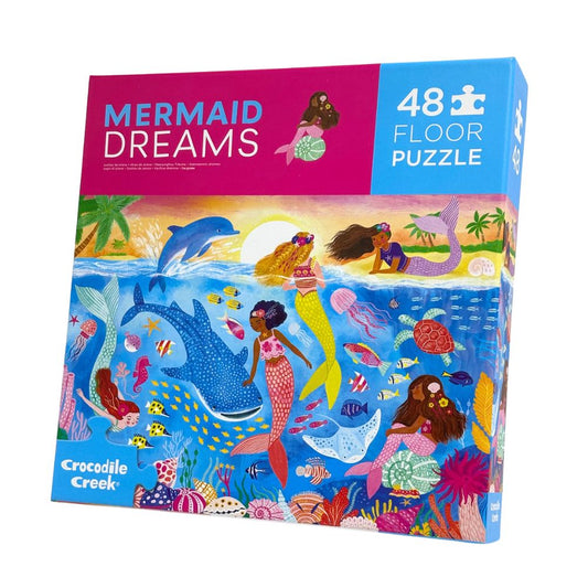Crocodile Creek 48 Piece Puzzle - Mermaid Dreams