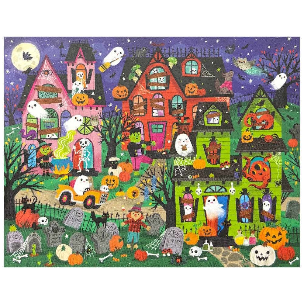 Crocodile Creek 50 Piece Flat House Puzzle - Haunted House