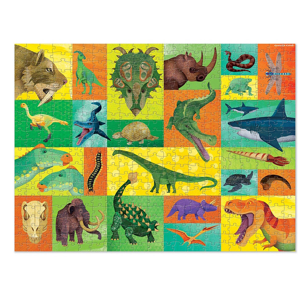 Crocodile Creek 500 Piece Jigsaw Puzzle - Prehistoric Giants