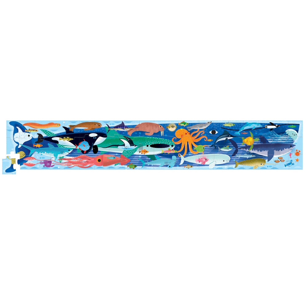 Crocodile Creek 60 Piece Super Duper Long Puzzle - Ocean