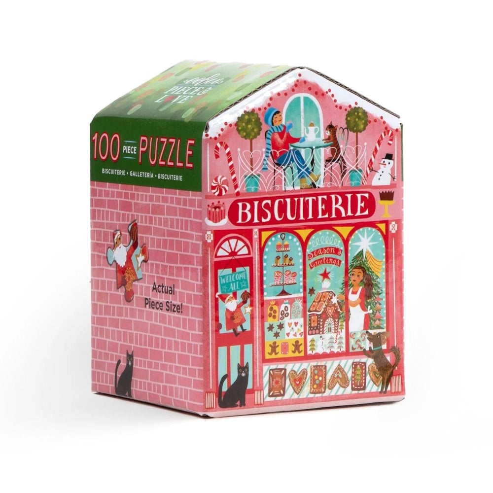 eeBoo Christmas Market 100 Piece Puzzle - Assorted