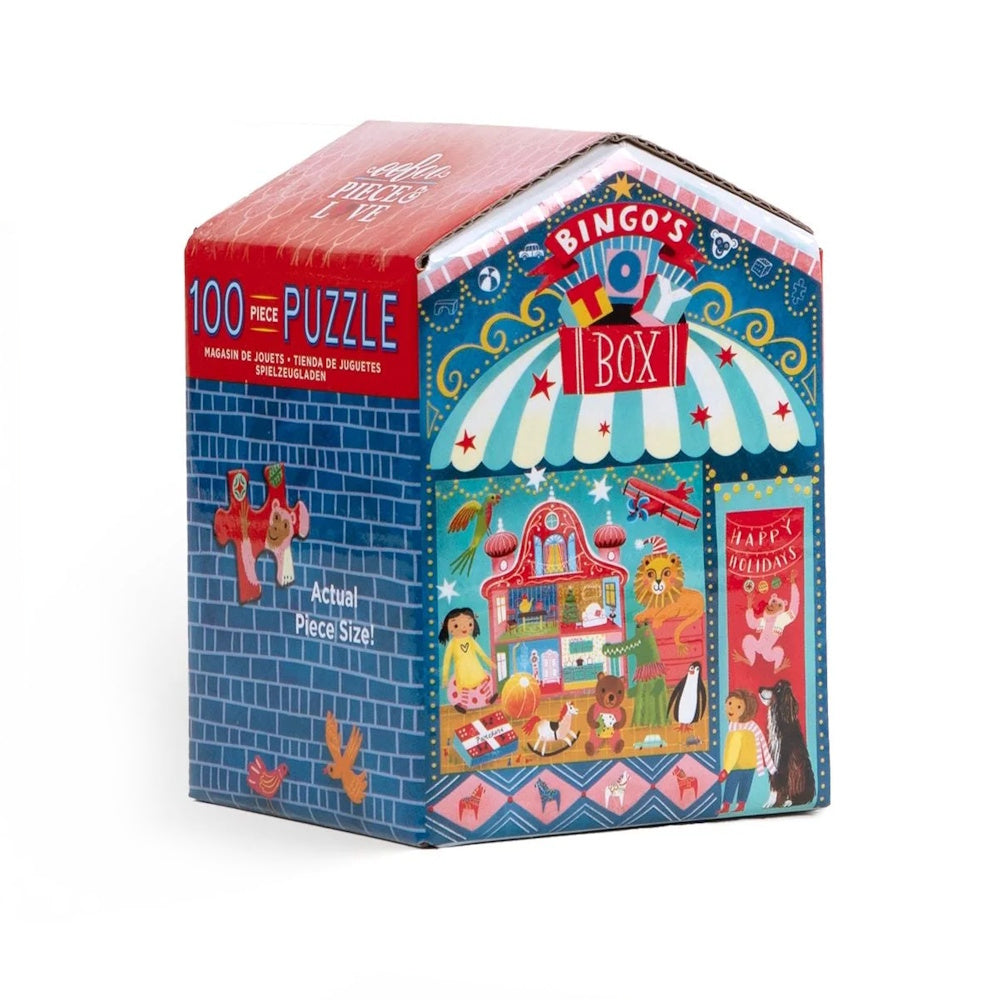 eeBoo Christmas Market 100 Piece Puzzle - Assorted