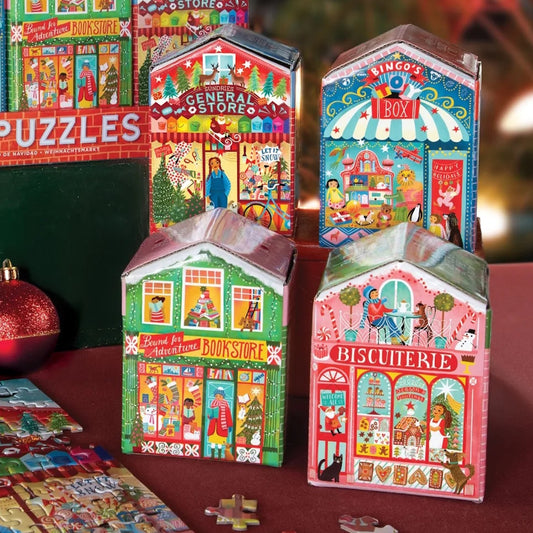 eeBoo Christmas Market 100 Piece Puzzle - Assorted
