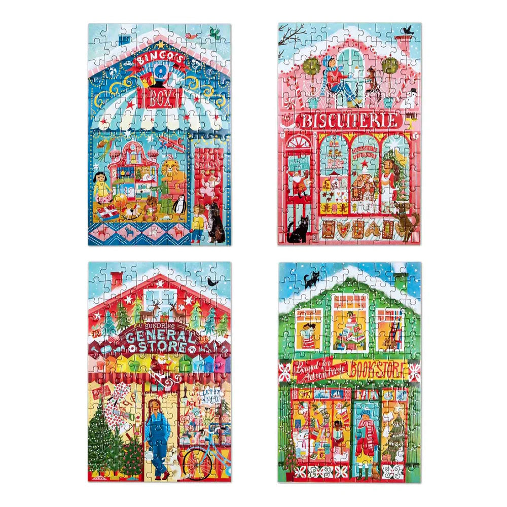 eeBoo Christmas Market 100 Piece Puzzle - Assorted
