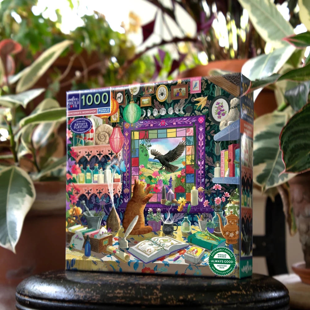 eeBoo 1000 Piece Puzzle - Sorcerer's Workshop