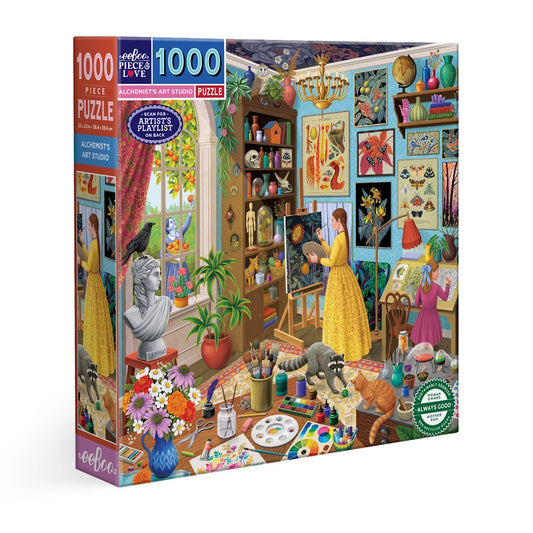 eeBoo 1000 Piece Puzzle - Alchemist's Art Studio