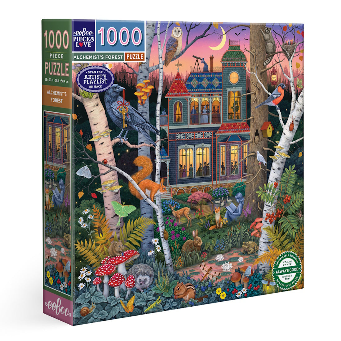 eeBoo 1000 Piece Puzzle - Alchemist's Forest