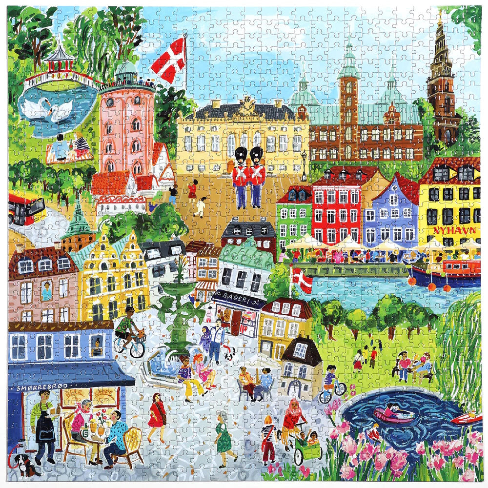 eeBoo 1000 Piece Puzzle - Copenhagen